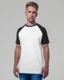 T-shirt personnalisable BUILD YOUR BRAND RAGLAN CONTRAST TEE