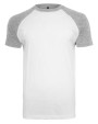 T-shirt personnalisable BUILD YOUR BRAND RAGLAN CONTRAST TEE