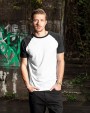 T-shirt personnalisable BUILD YOUR BRAND RAGLAN CONTRAST TEE