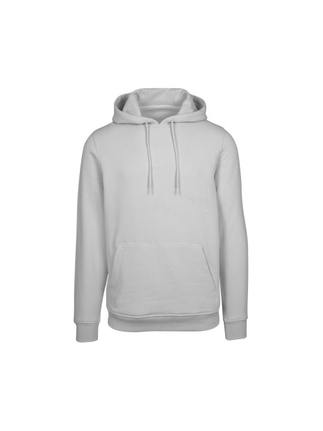 BUILD YOUR BRAND HEAVY HOODY light asphalt personnalisable