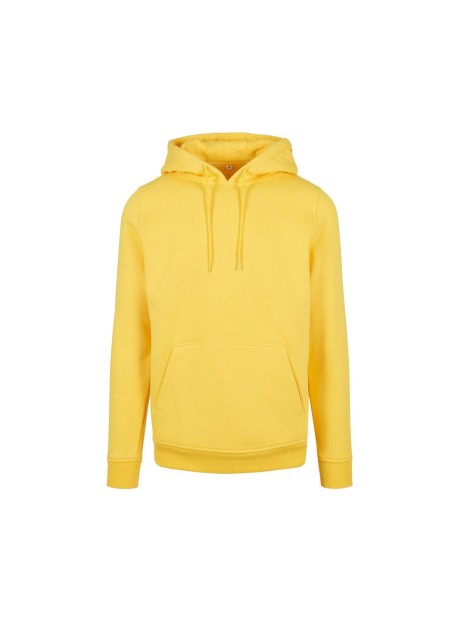 BUILD YOUR BRAND HEAVY HOODY taxi yellow personnalisable