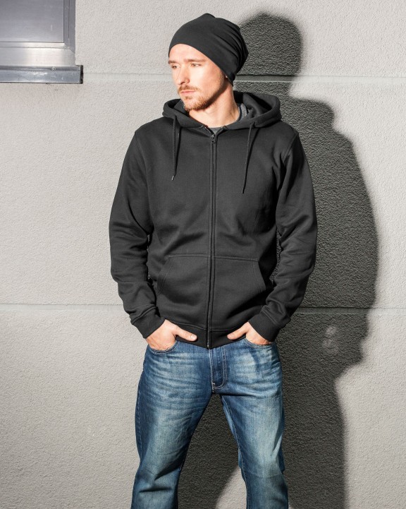 BUILD YOUR BRAND HEAVY ZIP HOODY Sweatshirt personalisierbar