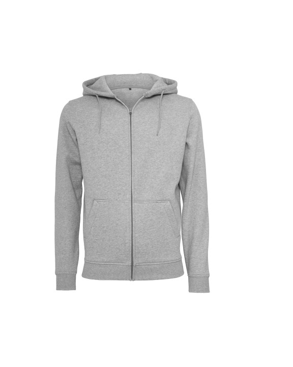 BUILD YOUR BRAND HEAVY ZIP HOODY Sweatshirt personalisierbar