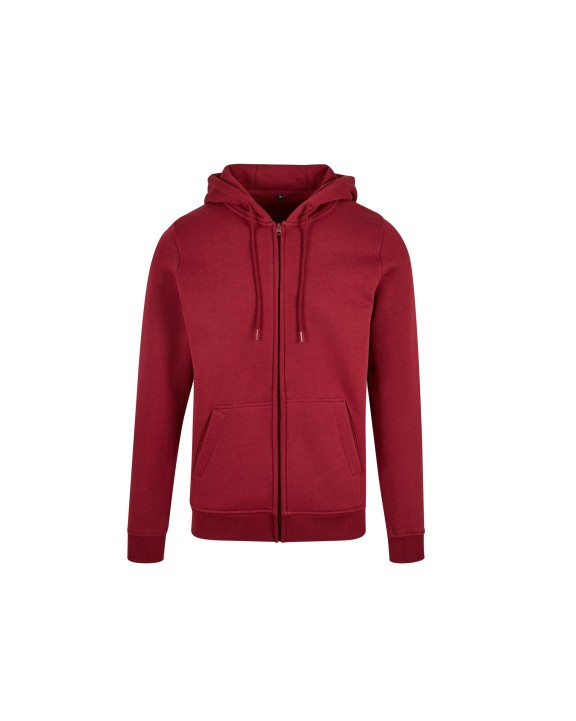 BUILD YOUR BRAND HEAVY ZIP HOODY Sweatshirt personalisierbar