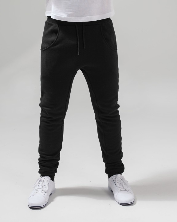 Pantalon personnalisable BUILD YOUR BRAND HEAVY DEEP CROTCH SWEATPANTS