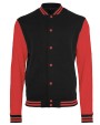 BUILD YOUR BRAND SWEAT COLLEGE JACKET Sweatshirt personalisierbar