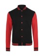 BUILD YOUR BRAND SWEAT COLLEGE JACKET Sweatshirt personalisierbar