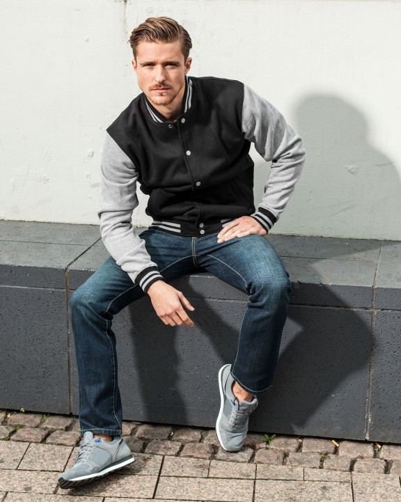 Sweat-shirt personnalisable BUILD YOUR BRAND SWEAT COLLEGE JACKET