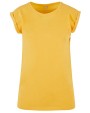 T-shirt BUILD YOUR BRAND LADIES EXTENDED SHOULDER TEE voor bedrukking &amp; borduring