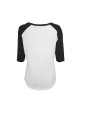 BUILD YOUR BRAND Ladies 3/4 Contrast Raglan Tee T-Shirt personalisierbar