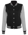 Sweat-shirt personnalisable BUILD YOUR BRAND Ladies Sweat College Jacket