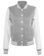 Sweat-shirt personnalisable BUILD YOUR BRAND Ladies Sweat College Jacket