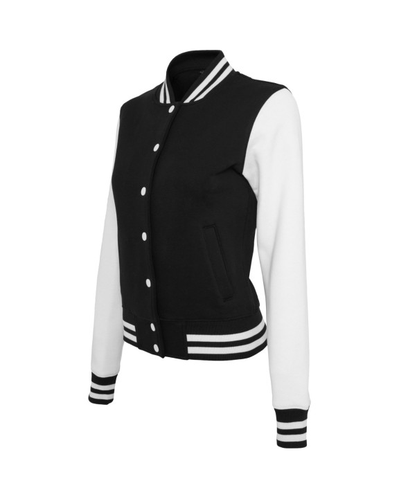 Sweat-shirt personnalisable BUILD YOUR BRAND Ladies Sweat College Jacket