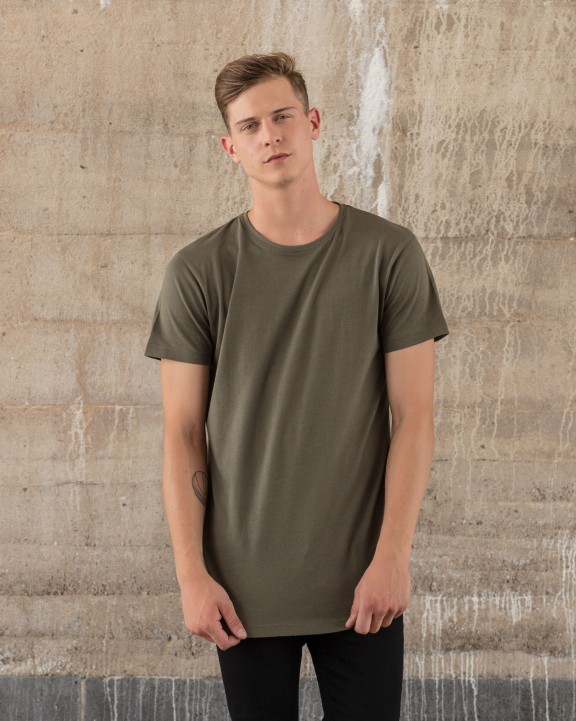 BUILD YOUR BRAND SHAPED LONG TEE T-Shirt personalisierbar