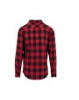 Hemd BUILD YOUR BRAND CHECKED FLANELL SHIRT voor bedrukking &amp; borduring