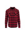 Hemd BUILD YOUR BRAND CHECKED FLANELL SHIRT voor bedrukking &amp; borduring