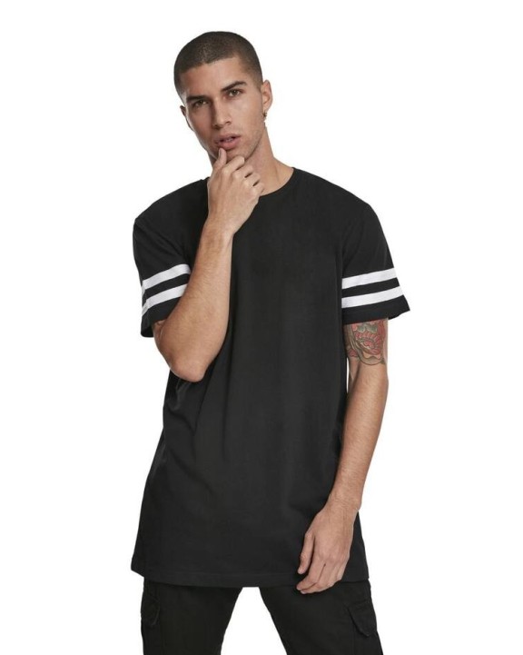 BUILD YOUR BRAND Stripe Jersey Tee T-Shirt personalisierbar