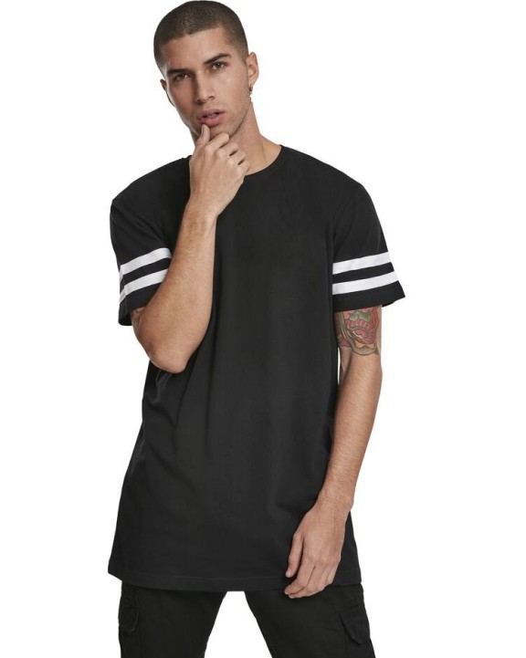 BUILD YOUR BRAND Stripe Jersey Tee T-Shirt personalisierbar