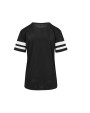 T-shirt personnalisable BUILD YOUR BRAND Ladies Mesh Stripe