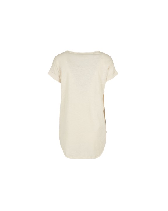 BUILD YOUR BRAND LADIES LONG SLUB TEE T-Shirt personalisierbar