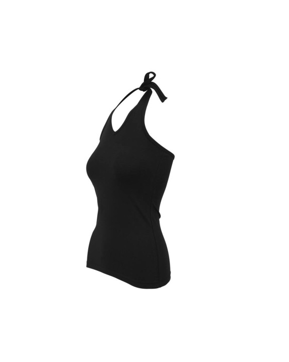 T-shirt personnalisable BUILD YOUR BRAND Ladies Neckholder Shirt