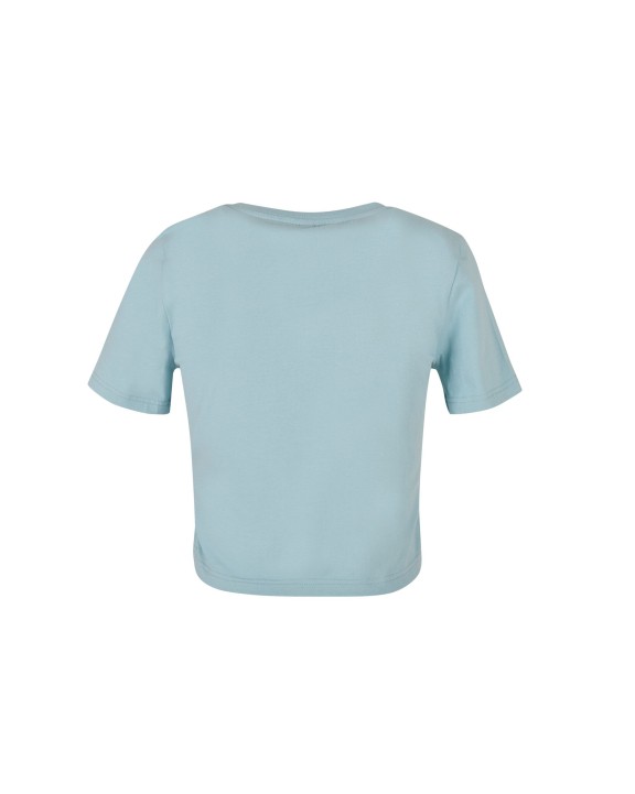 T-shirt personnalisable BUILD YOUR BRAND LADIES CROPPED TEE