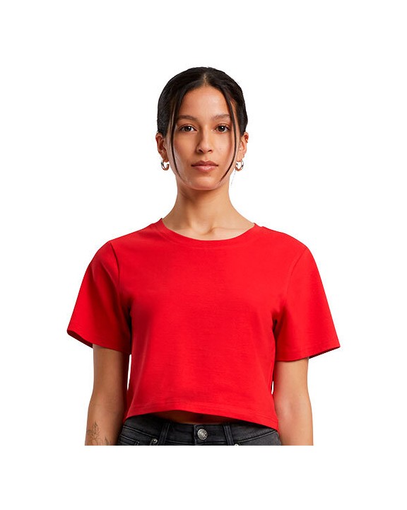 T-shirt personnalisable BUILD YOUR BRAND LADIES CROPPED TEE