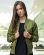 Veste personnalisable BUILD YOUR BRAND LADIES NYLON BOMBER JACKET