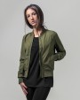 Veste personnalisable BUILD YOUR BRAND LADIES NYLON BOMBER JACKET