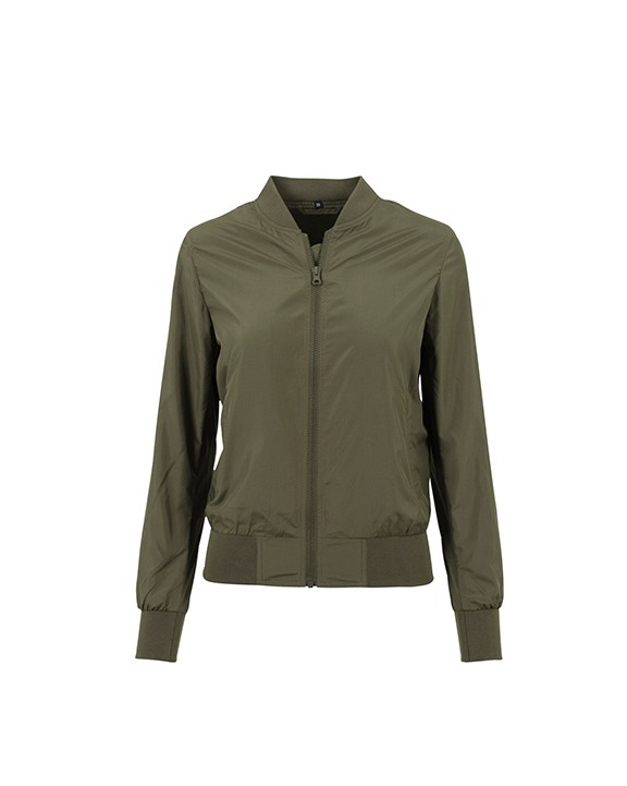 Veste personnalisable BUILD YOUR BRAND LADIES NYLON BOMBER JACKET