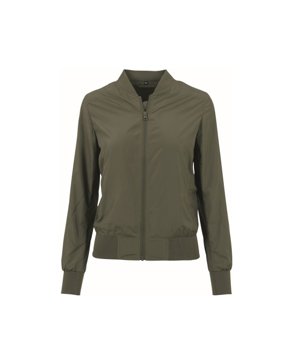 Veste personnalisable BUILD YOUR BRAND LADIES NYLON BOMBER JACKET