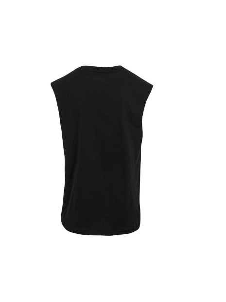 BUILD YOUR BRAND Sleeveless Tee noir personnalisable
