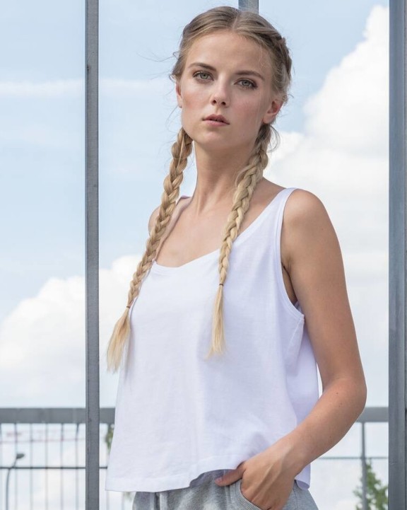 T-shirt personnalisable BUILD YOUR BRAND Ladies oversized Tanktop