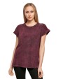 BUILD YOUR BRAND LADIES ACID WASHED EXTENDED SHOULDER TEE T-Shirt personalisierbar