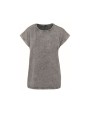 BUILD YOUR BRAND LADIES ACID WASHED EXTENDED SHOULDER TEE T-Shirt personalisierbar