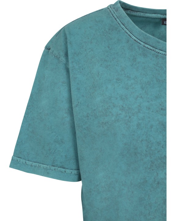 T-shirt personnalisable BUILD YOUR BRAND Ladies Acid Washed Cropped Tee