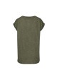 T-shirt BUILD YOUR BRAND LADIES SPRAY DYE 
EXTENDED SHOULDER TEE voor bedrukking &amp; borduring