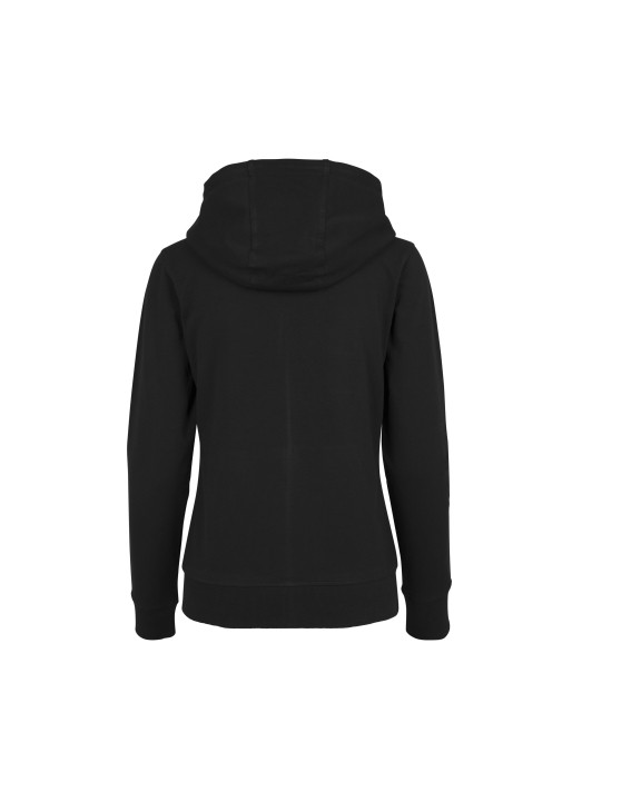 Sweat-shirt personnalisable BUILD YOUR BRAND LADIES TERRY ZIP HOODY