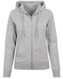 Sweat-shirt personnalisable BUILD YOUR BRAND LADIES TERRY ZIP HOODY