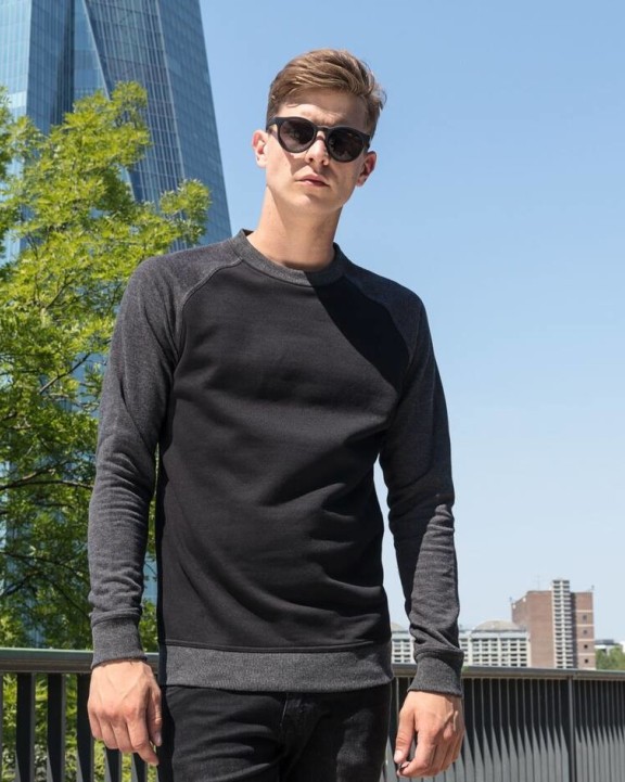 Sweat-shirt personnalisable BUILD YOUR BRAND Raglan Crewneck