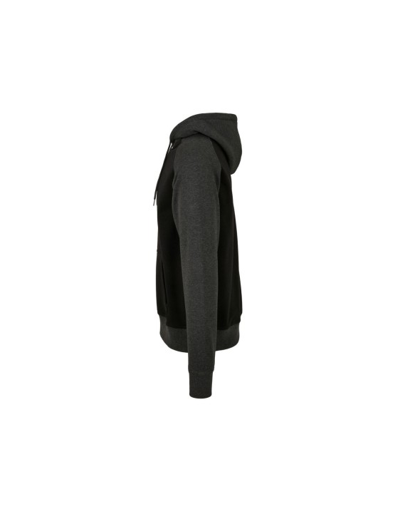 Sweat-shirt personnalisable BUILD YOUR BRAND RAGLAN HOODY