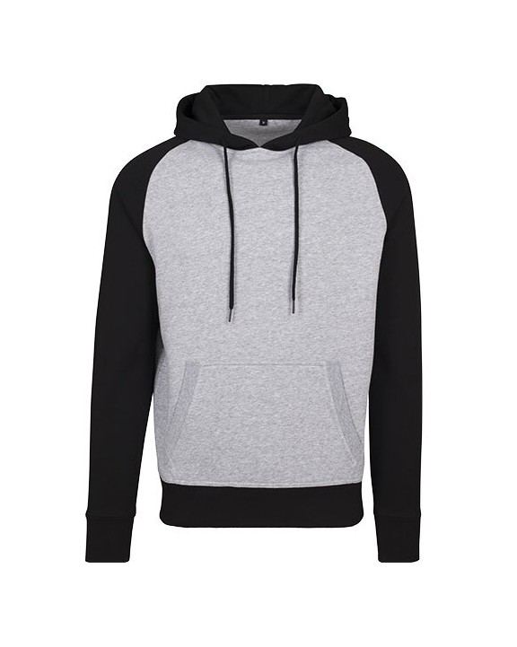 Sweat-shirt personnalisable BUILD YOUR BRAND RAGLAN HOODY