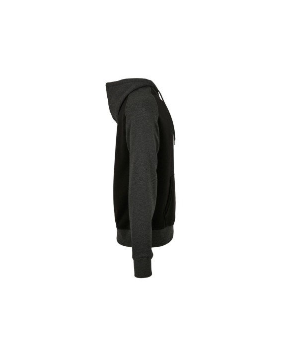 Sweat-shirt personnalisable BUILD YOUR BRAND RAGLAN HOODY