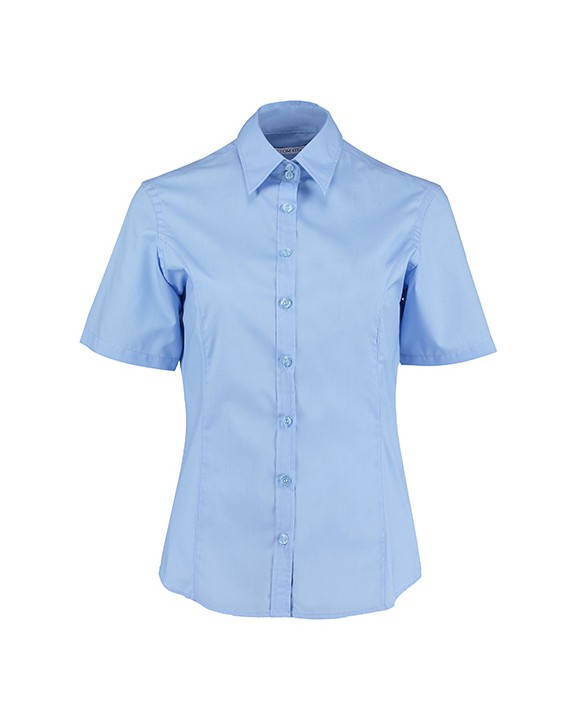 Hemd KUSTOM KIT Tailored Fit Business Shirt Short Sleeve voor bedrukking &amp; borduring