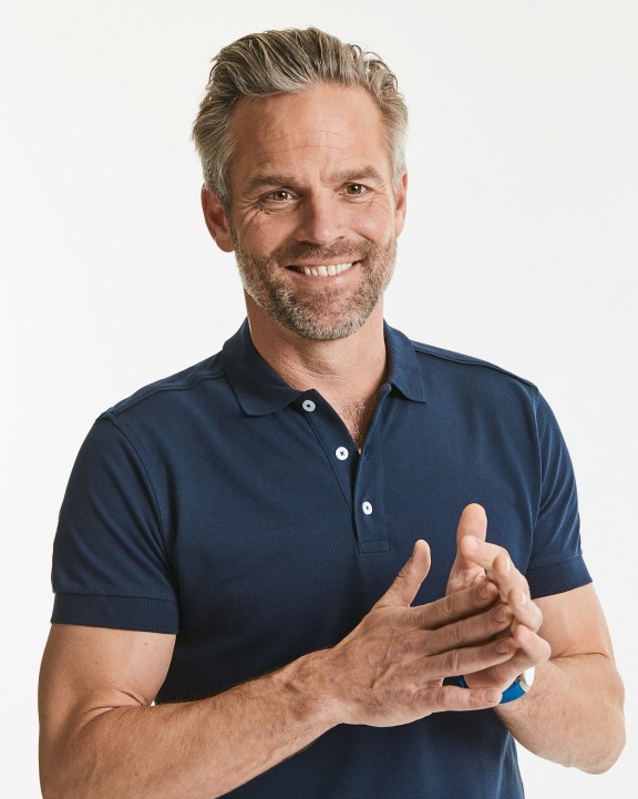 Poloshirt RUSSELL Men''s Stretch Polo Shirt voor bedrukking &amp; borduring