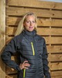 Softshell RESULT Black compass gewatteerde softshelljas voor bedrukking &amp; borduring