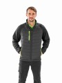 Softshells à personnaliser RESULT Veste softshell rembourrée black compass recyclée 