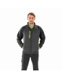 Softshell RESULT Black compass gewatteerde softshelljas voor bedrukking &amp; borduring