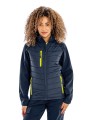 Softshells à personnaliser RESULT Veste softshell rembourrée black compass recyclée 