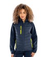 Softshell RESULT Black compass gewatteerde softshelljas voor bedrukking &amp; borduring